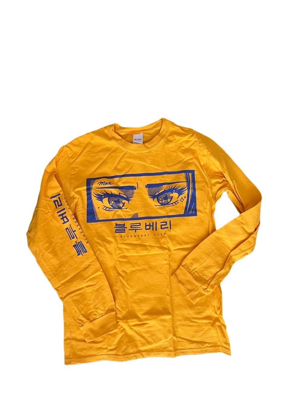 blueberry eyes long sleeve tee
